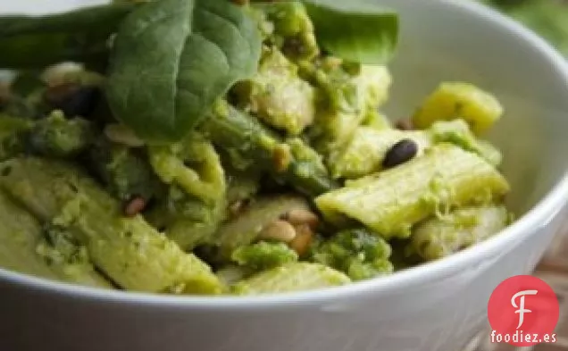 Guisantes Y Aguacate Penne