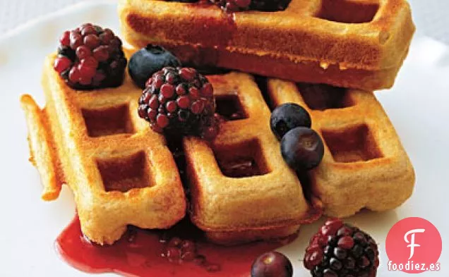 Gofres Integrales de Mantequilla de Maní