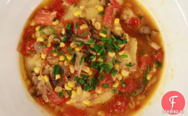Polenta con Ragú de Setas