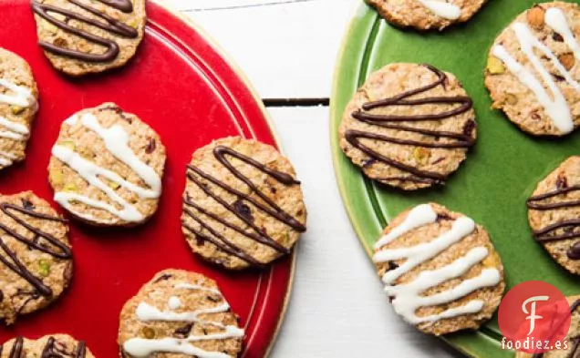 Galletas de Helado de Avena con Arándanos y Pistacho