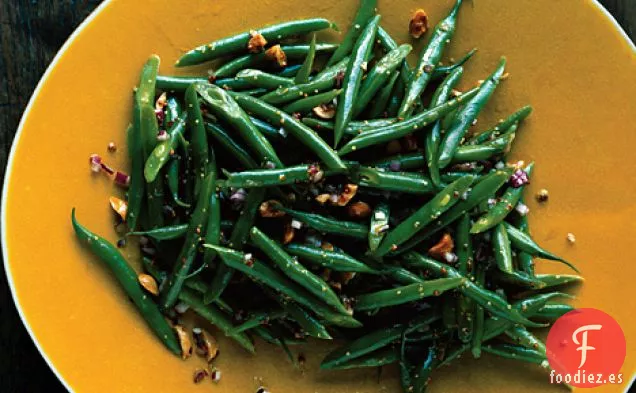 Ensalada de Judías Verdes y Avellanas