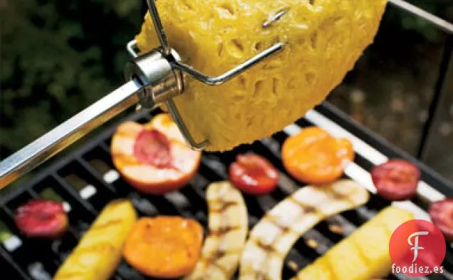 Fruta a la Parrilla con Zabaglione de Limón
