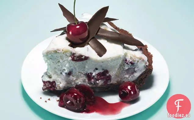 Pastel de Mousse de Cereza y Chocolate Blanco