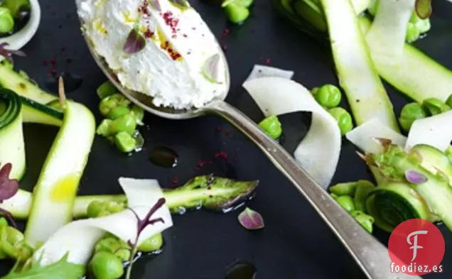 Ensalada de Verano de Cuajada de Búfalo Fresca