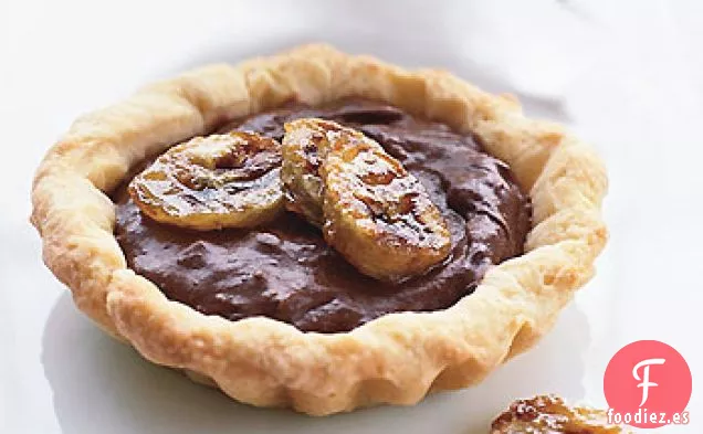 Tartas de Chocolate y Plátano