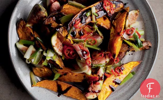 Batatas Asadas e Higos Frescos