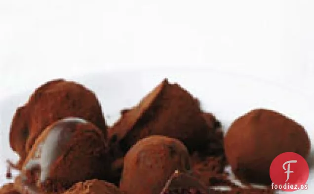 Trufas de Frambuesa Cubiertas de Chocolate