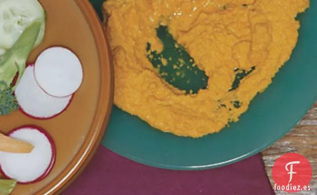 Salsa de Jengibre y Zanahoria con Cruditas