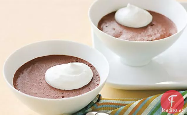 Mousse de Chocolate con Crema de Limón de la Licuadora de Mamá