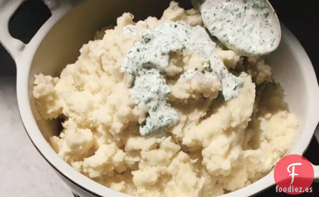 Puré de Papas con Aderezo Ranchero