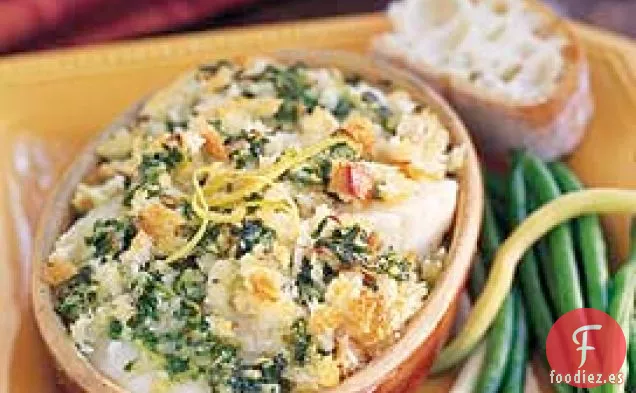 Vieiras Gratinadas con Mantequilla de Ajo y Limón
