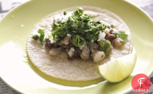Tacos de Mejilla de Ternera