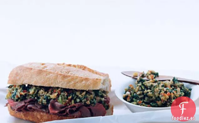 Condimento de Pimiento de Oliva Verde