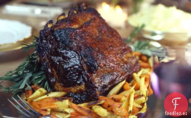 Costilla de Búfalo con Glaseado Balsámico de Naranja