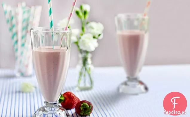 Batido de Tarta de Queso y Fresa