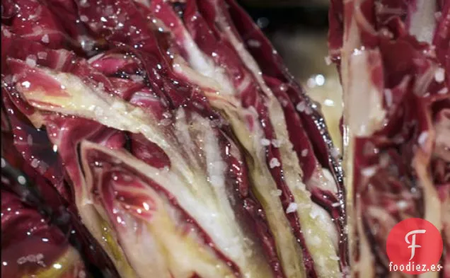 Achicoria A La Parrilla Con Vinagre Balsámico