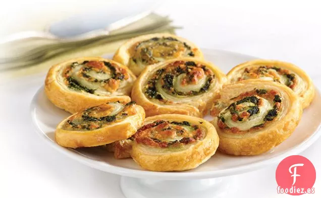Remolinos de Espinacas y Queso