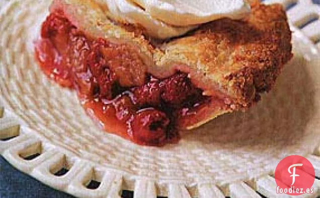 Pastel de Frambuesa de Ruibarbo