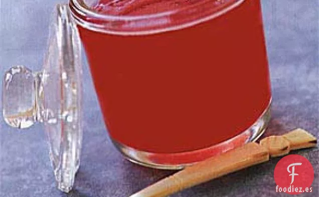 Gelatina de Romero de Ruibarbo