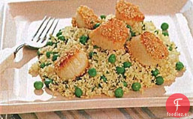 Cuscús de Guisantes y Menta