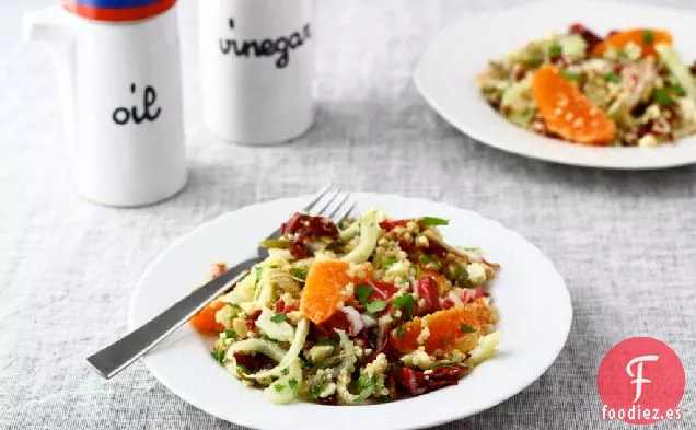 Ensalada De Achicoria, Cara Cara Y Quinua