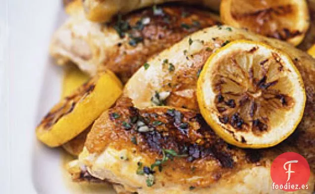 Pollo a la Parrilla con Limón, Ajo y Orégano