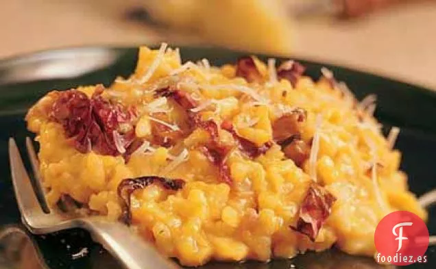 Risotto de Calabaza de Invierno con Achicoria