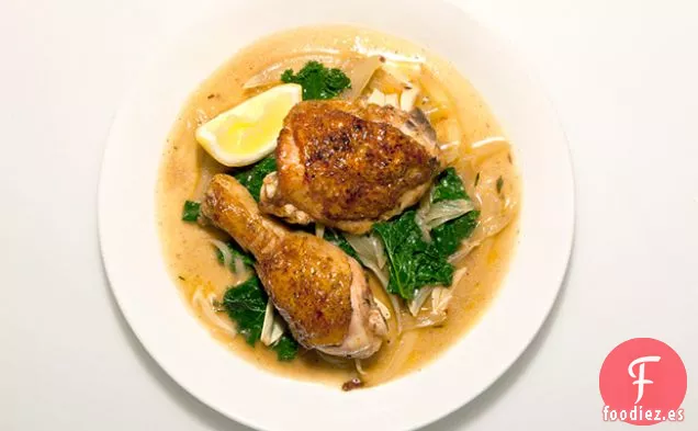 Pollo Estofado y Col Rizada de Google