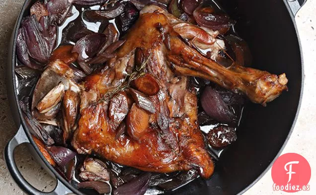 Cordero Cocido a Fuego Lento con Salvia y Cebada Perlada