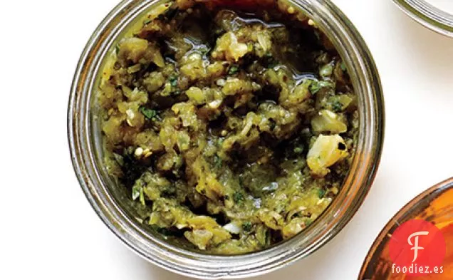 Salsa Verde de Tomate Carbonizado