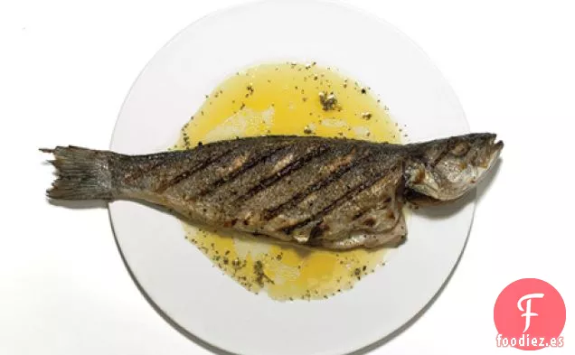 Branzino a la Parrilla con Ladolemono