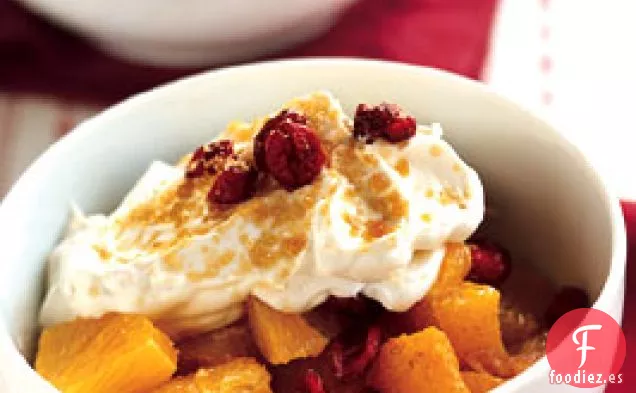 Ensalada de Cítricos con Yogur de Jengibre