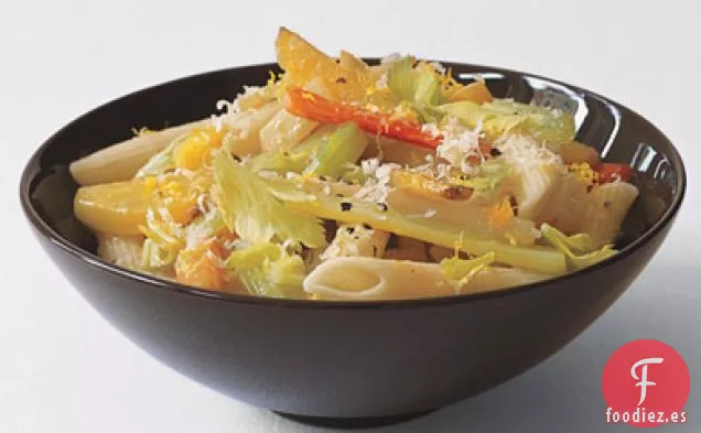 Penne con Limón y Tubérculos