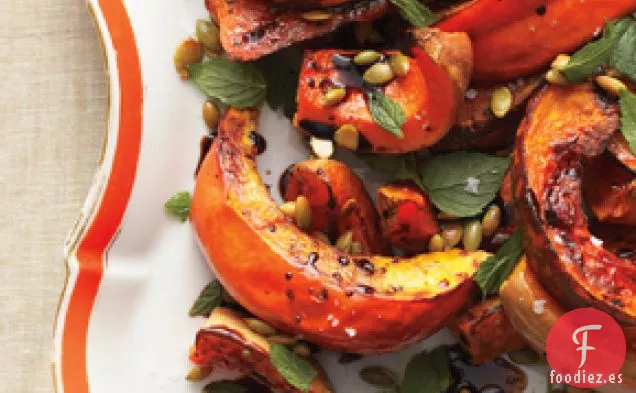 Calabaza Asada con Menta y Semillas de Calabaza Tostadas