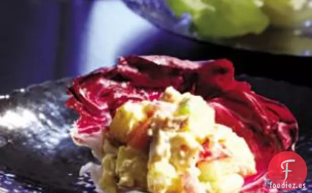 Ensalada De Patata En Tazas De Achicoria