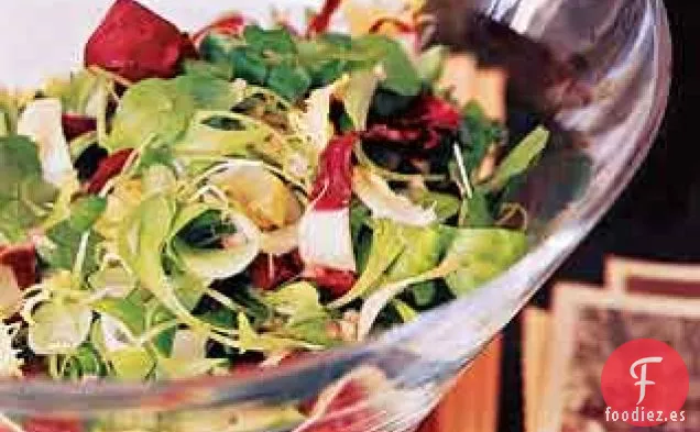 Ensalada de Mesclun con Vinagreta de Chalota