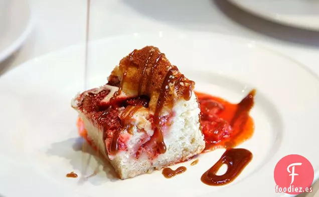 Tarta Pazzo de Fresa con Crème Fraîche a base de Hierbas