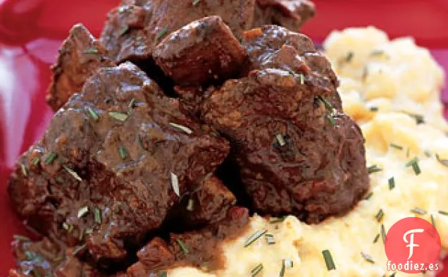 Costillas Estofadas con Chocolate y Romero