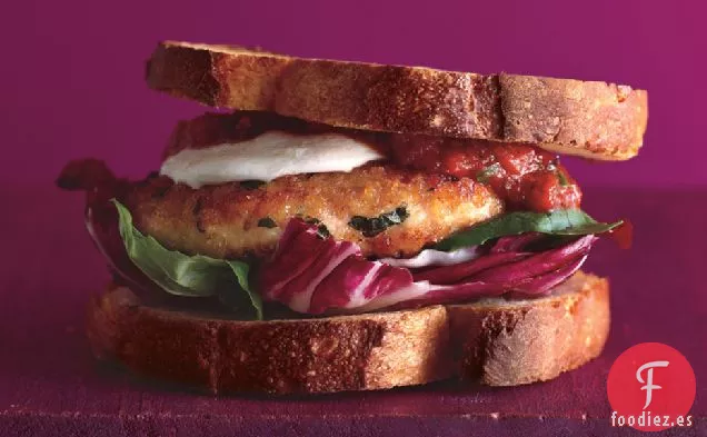 Hamburguesas de Pollo a la Parmesana