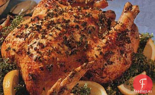 Pollo Asado con Limón y Tomillo
