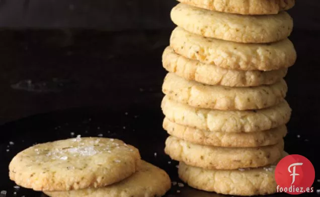 Galletas de Mantequilla de Albahaca y Limón y Lima