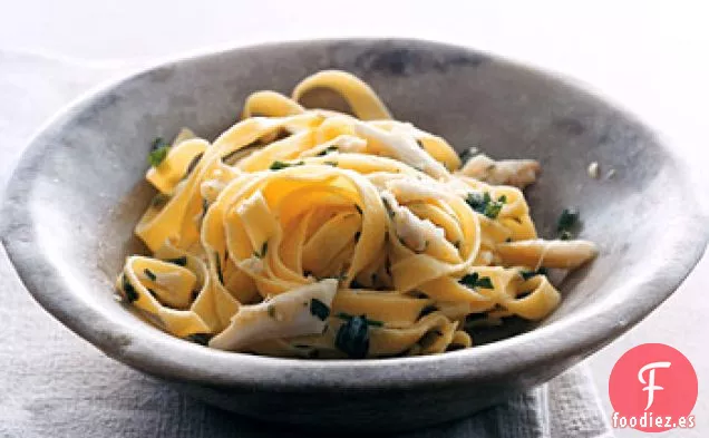El cangrejo y la Hierba Fettucine