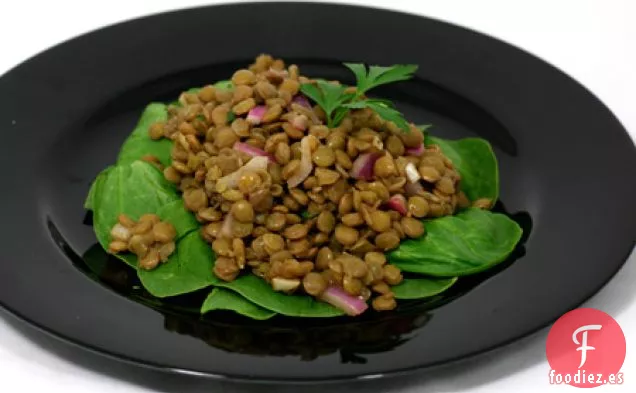 Ensalada De Lentejas Con Vinagreta Balsámica