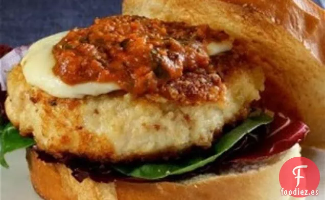 Hamburguesas de Pollo a la Parmesana
