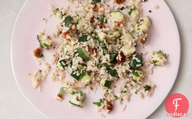 Ensalada de Arroz de Cilantro con Hierbas Calientes