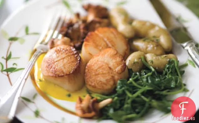 Vieiras al Horno con Salsa de Limón