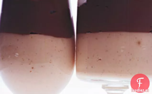 Budines de Chocolate con Leche y Mantequilla de Maní