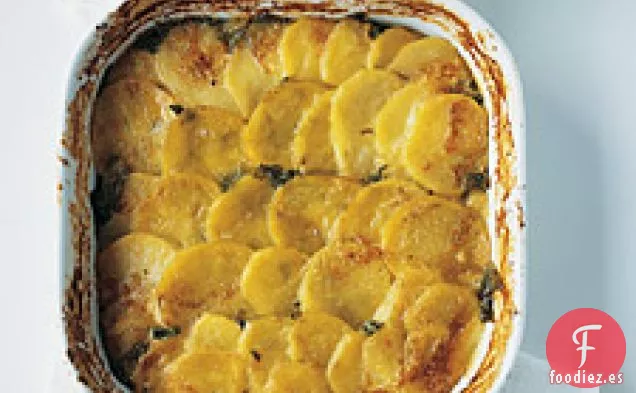 Gratinado De Acedera Y Patata