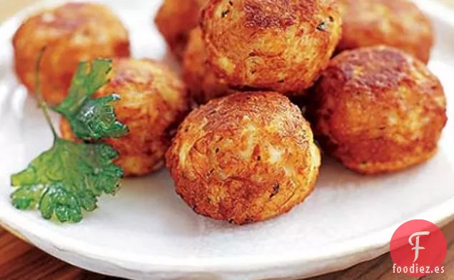 Buñuelos de Cangrejo y Acedera