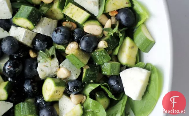 Arándanos, Queso De Cabra Y Espinacas